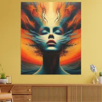 Fiery Soul Canvas Print