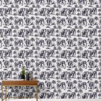 Elephant Family Wallpaper