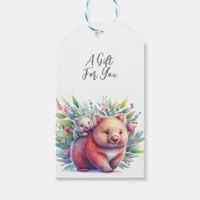 Wildlife Animal Wombat Gift Tags