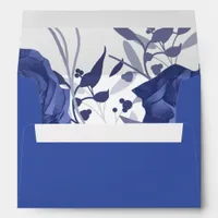 Blue and White Roses Envelope