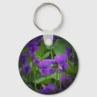 WI Wood Violet Spotlight Keychain