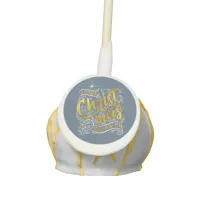 Magical Christmas Typography Gold ID441 Cake Pops