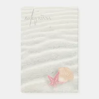 White Sands Wedding Coral/Peach ID605 Post-it Notes