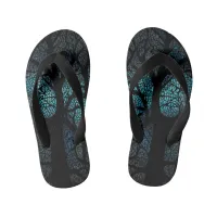 Tree of Life - Mystic Forest Mosaic Kid's Flip Flops