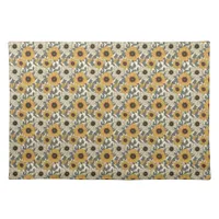 Sunflowers Cloth Placemat