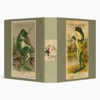 Vintage Story Telling Fairy Tale Frog Binder