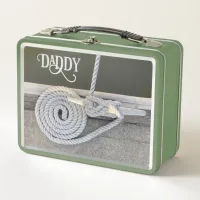 Daddy's Sailor Cleat Hitch Metal Boater Lunchbox
