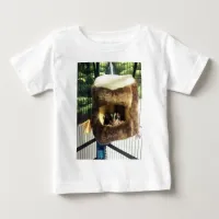Sugar Glider in Furry Tree Truck Hanging Bed Baby T-Shirt