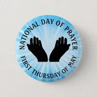 First Day of Prayer Religious Holiday Button