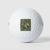 Zombie unicorn golf balls