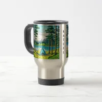 Nature and Camping Ai art Travel Mug