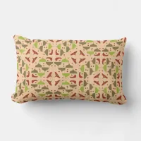 Boho Retro Modern Graphic Throw Pillow