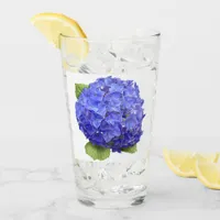 Blue Hydrangea Glass