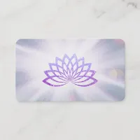 *~* Lavender Lotus Rays Reiki Energy Healing Business Card