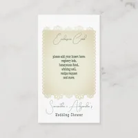 Margs & Matrimony Fiesta Mexican Couples Shower Enclosure Card