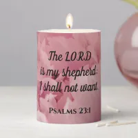 Guiding Light Scripture Candle - Psalms 23:1