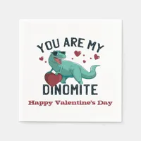 Dinomite Valentine Humor Napkins