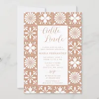 Mexican Talavera Boho Cielito Lindo Baby Shower Invitation