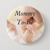 Mommy to be Baby Shower Button