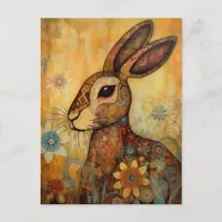 Rabbit Postcard