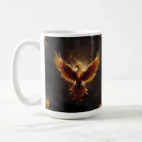 Fiery Phoenix Cushion Coffee Mug