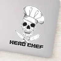 Chef Caterer Training School Graduation Sticker