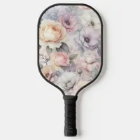 Elegant Rose Blossoms Pickleball Paddle