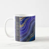 Abstract Agate Wedding Hubby Midnight ID827 Coffee Mug