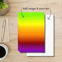 Spectrum of Horizontal Colors -3 Flyer