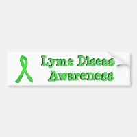 Lyme Disease Awareness Ribbon Bumper Sticker