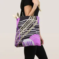 Cool Trendy Modern Abstract Artsy Tote Bag