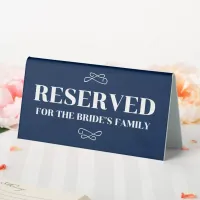 Navy Flourish Wedding