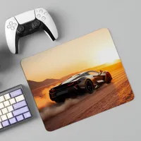 Desert Dune Racer: Supercar Sunset Adventure Mouse Pad