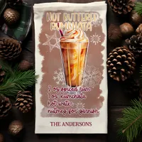 Hot Buttered Rumchata Christmas Cocktail Recipe Kitchen Towel