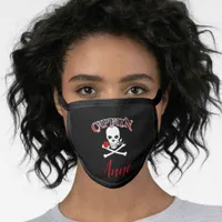 Personalized Jolly Roger (Rose) Facemask Face Mask