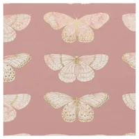 14k + Rose Gold Marble Butterfly DIY By The Yard Fabric