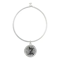 Monarchia "Z" Monogram Bangle Bracelet with Charm