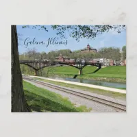 Galena, Illinois Keepsake Memorabilia  Postcard