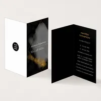 Black and Gold Business Card