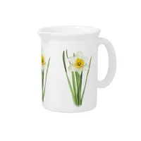 Daffodil Flower Beverage Pitcher