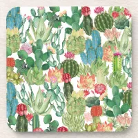 Cactus Brights Hard plastic coaster