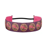 Crimson Celtic Mandala of Energy Athletic Headband