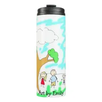 Add your Child's Artwork to this   Thermal Tumbler