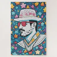 Fashionable Cowboy Jigsaw Puzzle