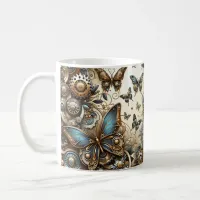 Vintage Steampunk Butterflies  Coffee Mug