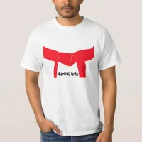 Martial Arts Red Belt T-Shirt