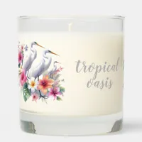 Tropical Egret Coastal Bird Scented Candle