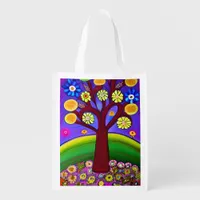 Gorgeous Artwork | Keeping in Touch  Grocery Bag