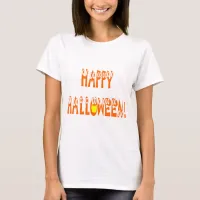 Halloween Squash Text T-Shirt