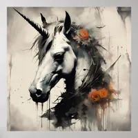 A Halloween Unicorn Poster